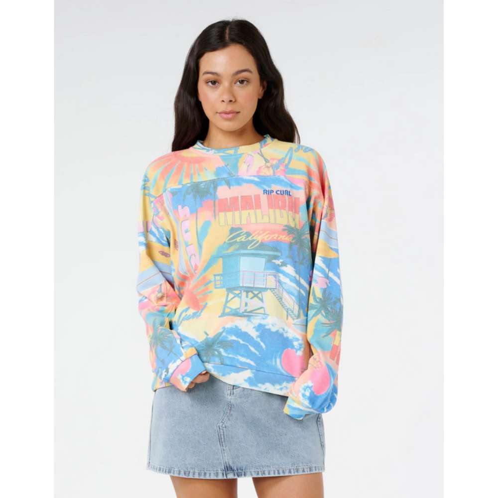 Ripcurl Surf Side Relaxed Sweat  - Multi