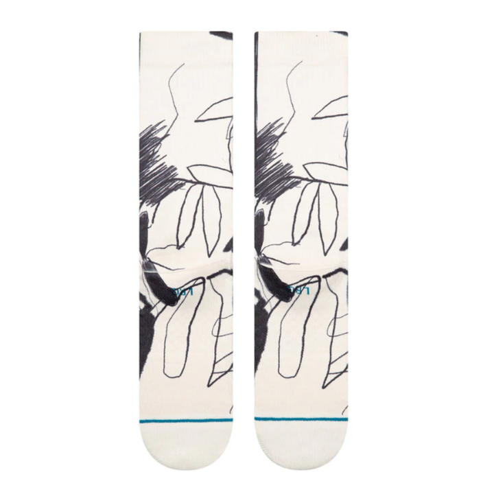 Stance Art Studio Crew Socks - Grey/White