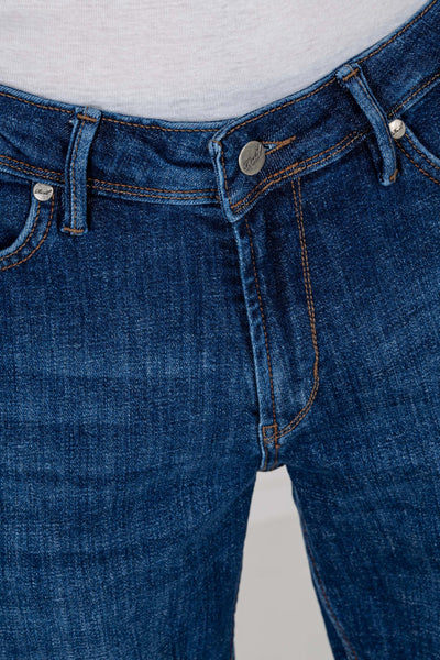 Reell Spider Slim Tapered Fit Jeans - Dark Blue vintage