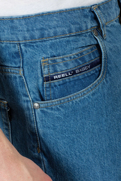 Reell Baggy Jeans - Origin Mid Blue