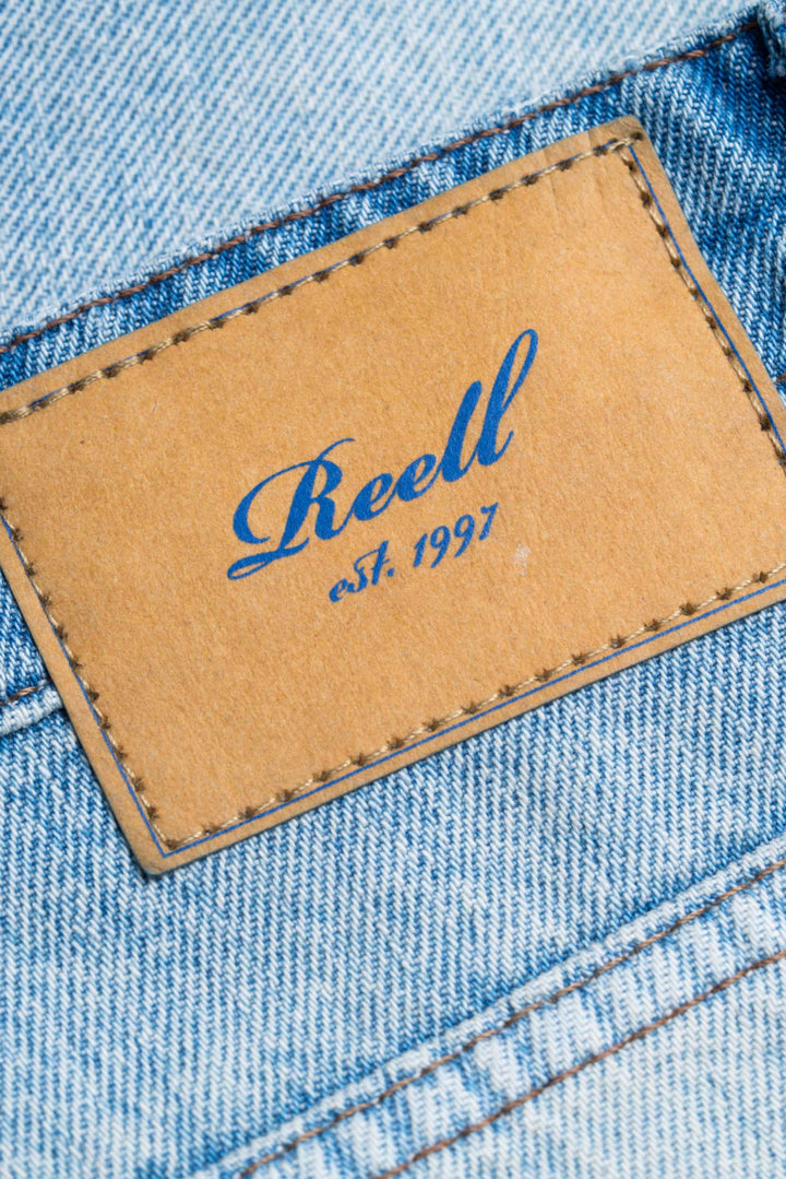 Reell Bolt Jeans Short - Light Blue Wash