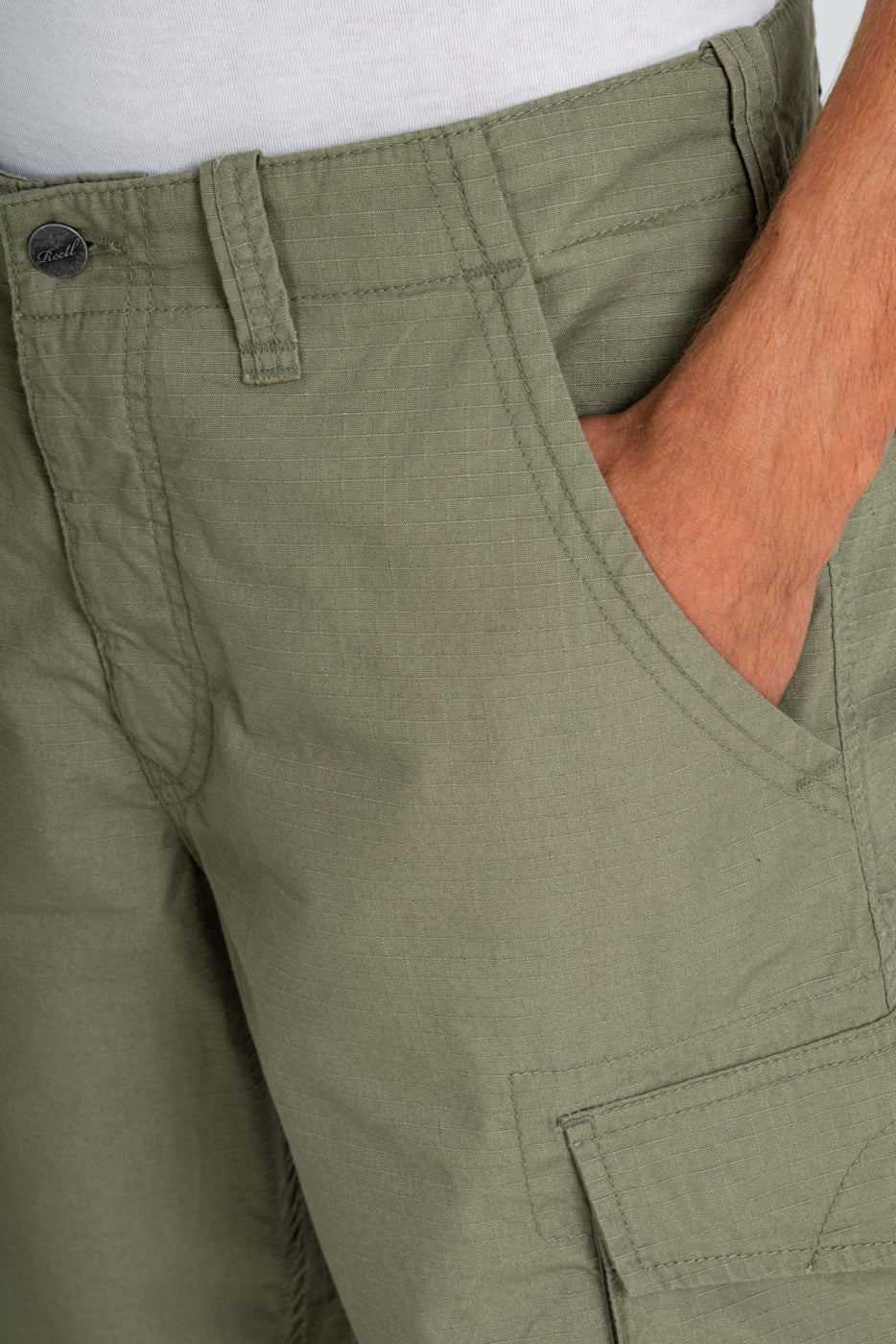 Reell New Cargo Short - GREYISH GREEN