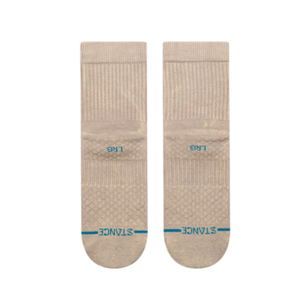 Stance Signature Wash Quarter Socks - Beige