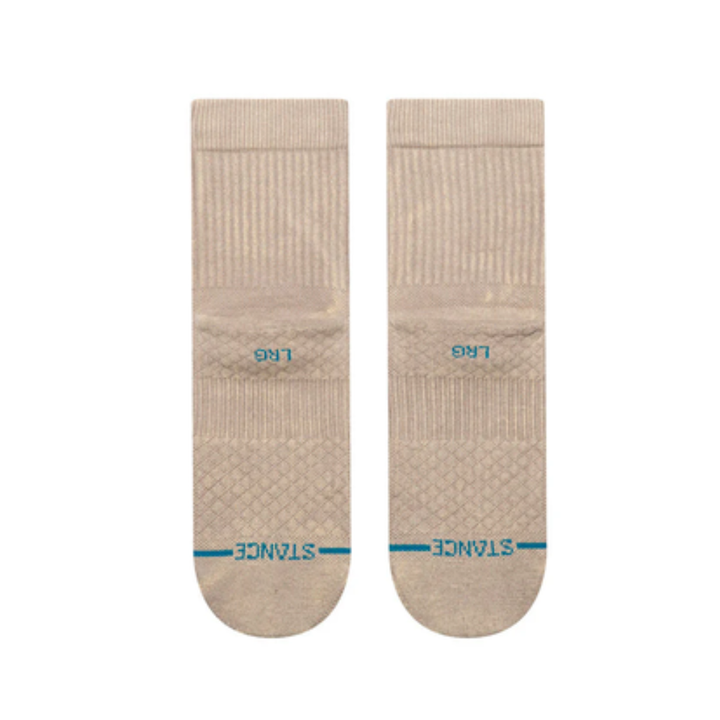 Stance Signature Wash Quarter Socks - Beige