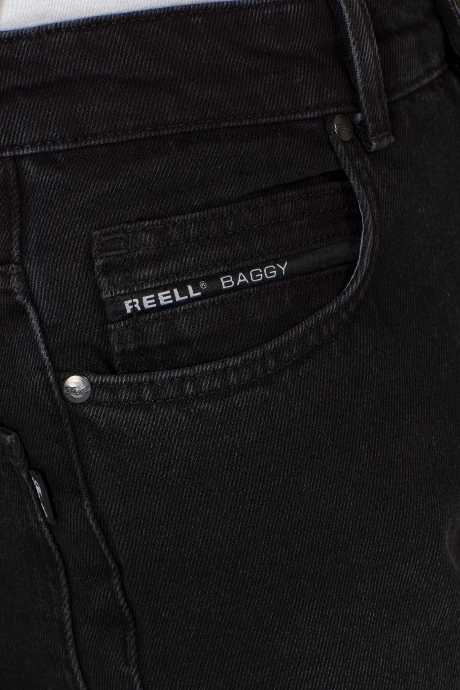 Reell Women Betty Baggy Jeans - BLACK WASH