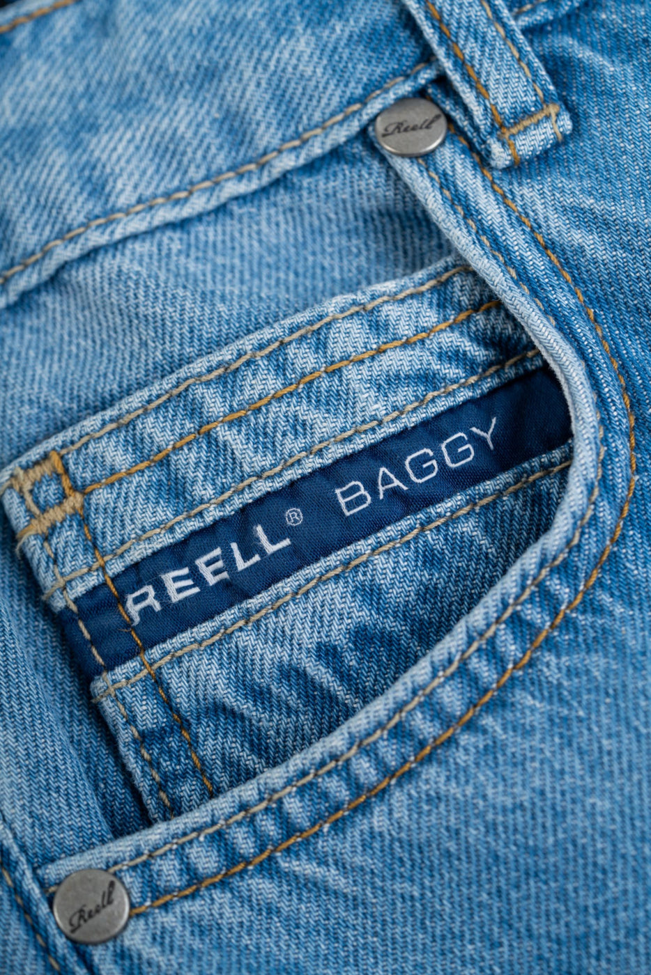 Reell WOMEN CHLOE BAGGY - Sky Blue Stone