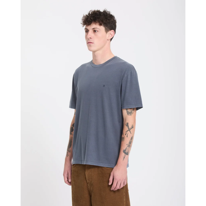 Volcom Solid Stone T-Shirt - Storm Blue