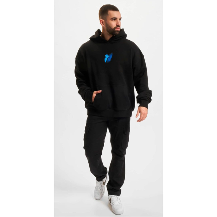 Upscale Le Papillon Heavy Oversize Hoody - Black