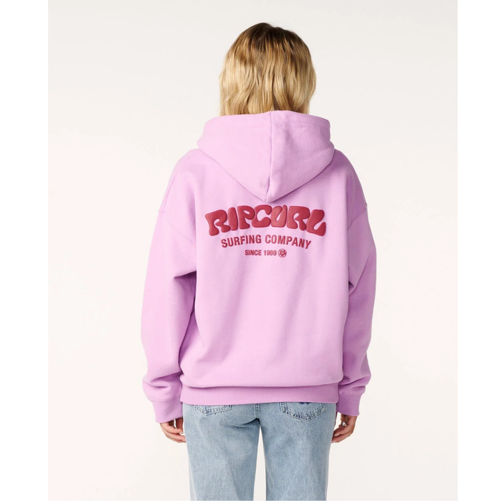 Ripcurl Surf Puff Heritage Hoodie - Bright Lilac