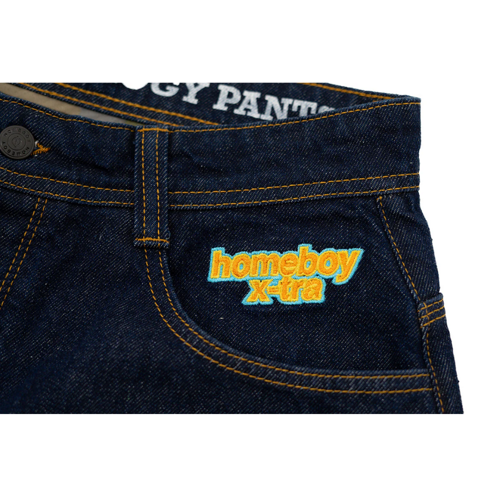 Homeboy  x-tra Monster Denim Shorts - Indigo