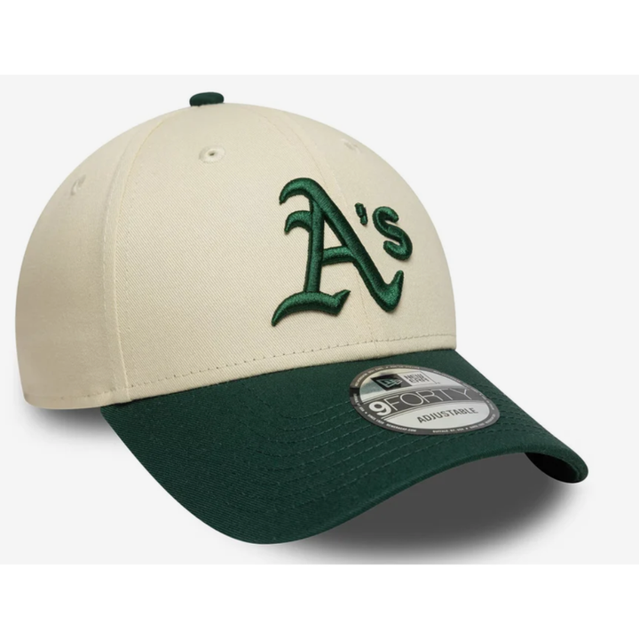 NewEra 95215 Hellbeige Oakland Athletics Colour Block 9FORTY Verstellbare Cap