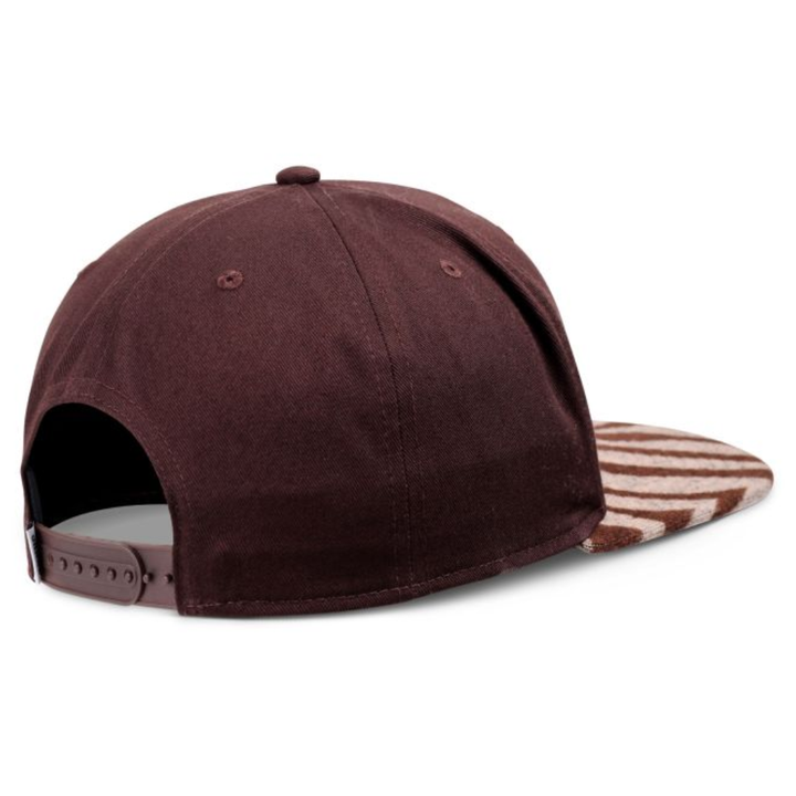 Djinns Rubbertigerstripes Rev. 5 Panel Snapback Cap - Brown