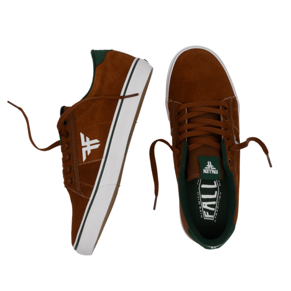 Fallen Bomber Shoe - Brown Green