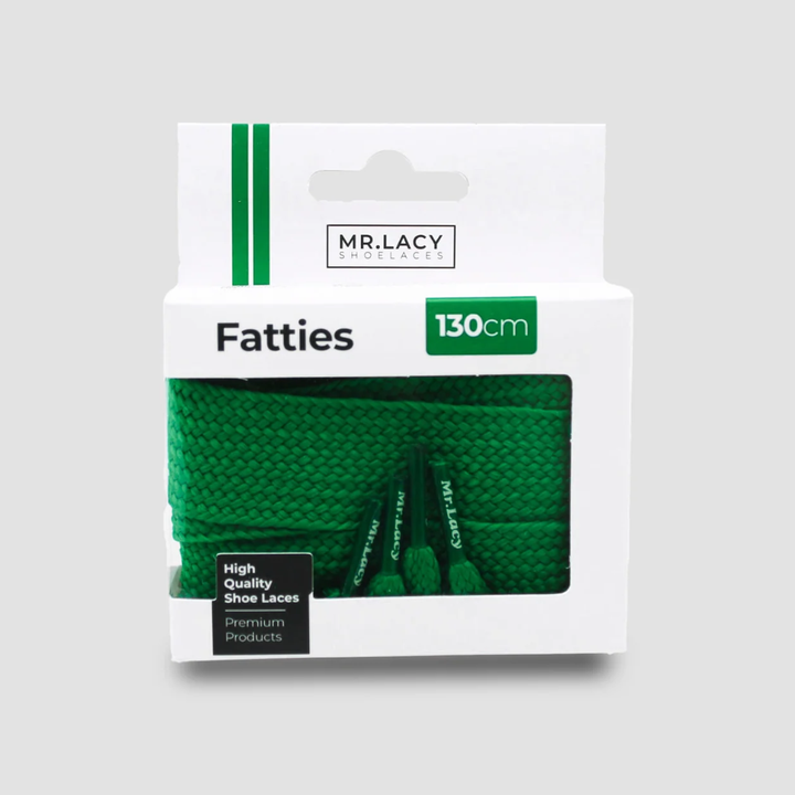 Mr. Lacy Fatties 130cm Shoelaces - Forest Green