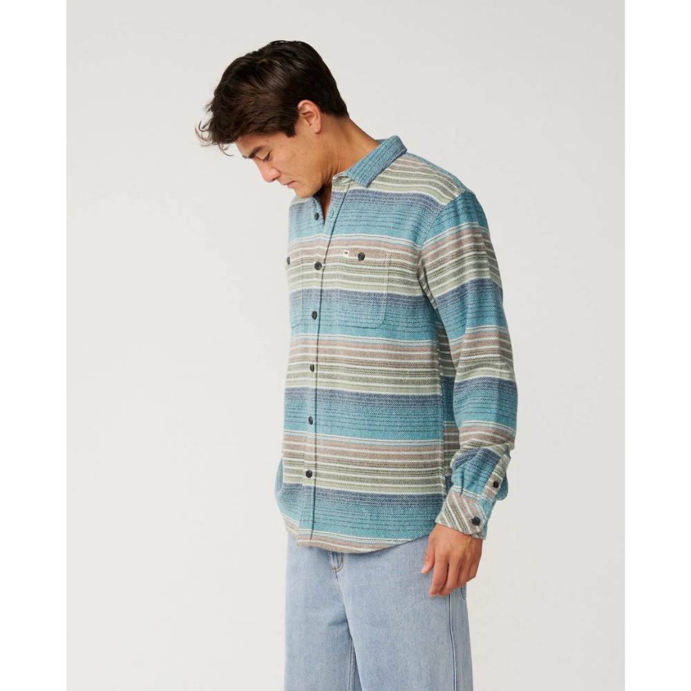 RipCurl Flanellhemd Classic Surf Baja - Blau