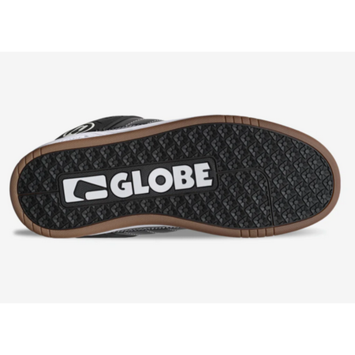 Globe Tilt Shoe - Black/White/Stitch