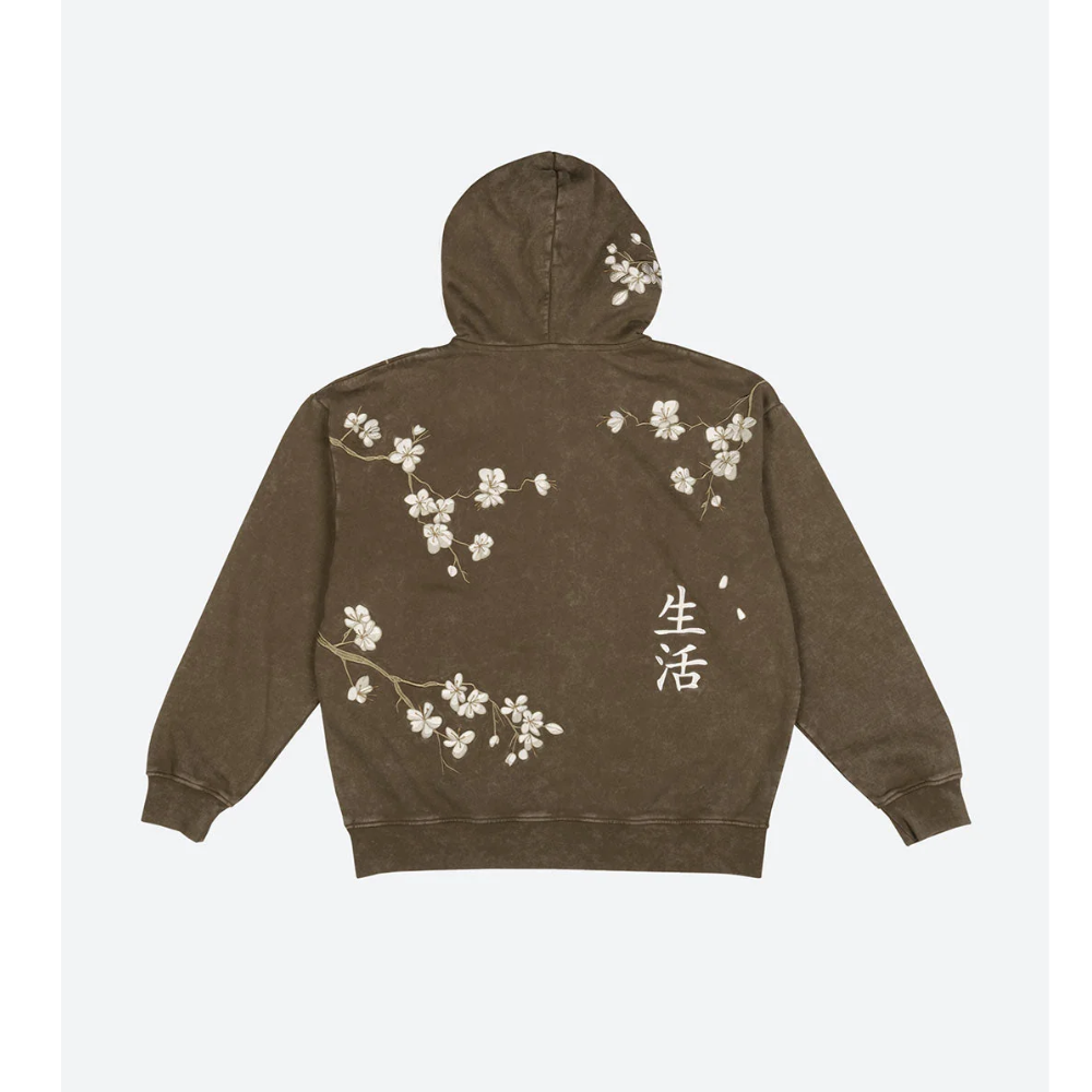 DGK Zion Zip Hoodie - Brown