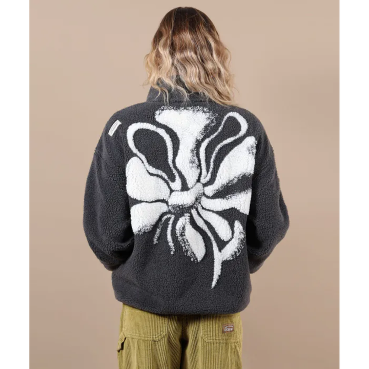 Oxbow Polar fleece WARPEDFLO - Black/White