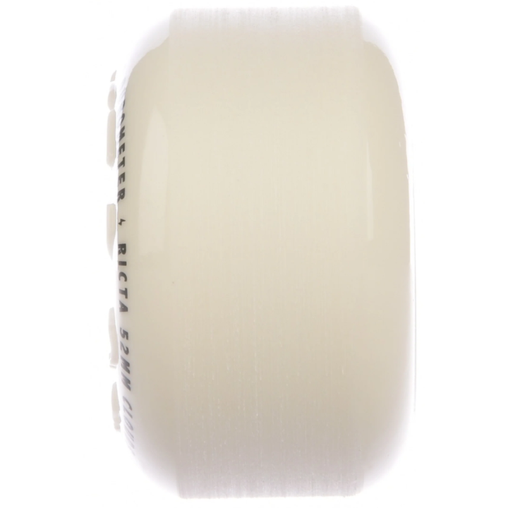 Ricta Wheels 52mm Clouds White 92a Skateboard-Rollen White Black