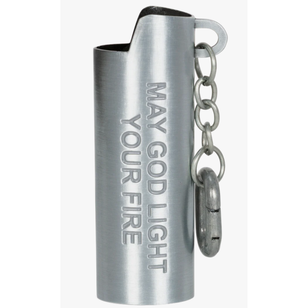 RIPNDIP Nerm Cross Lighter Keychain - Silver