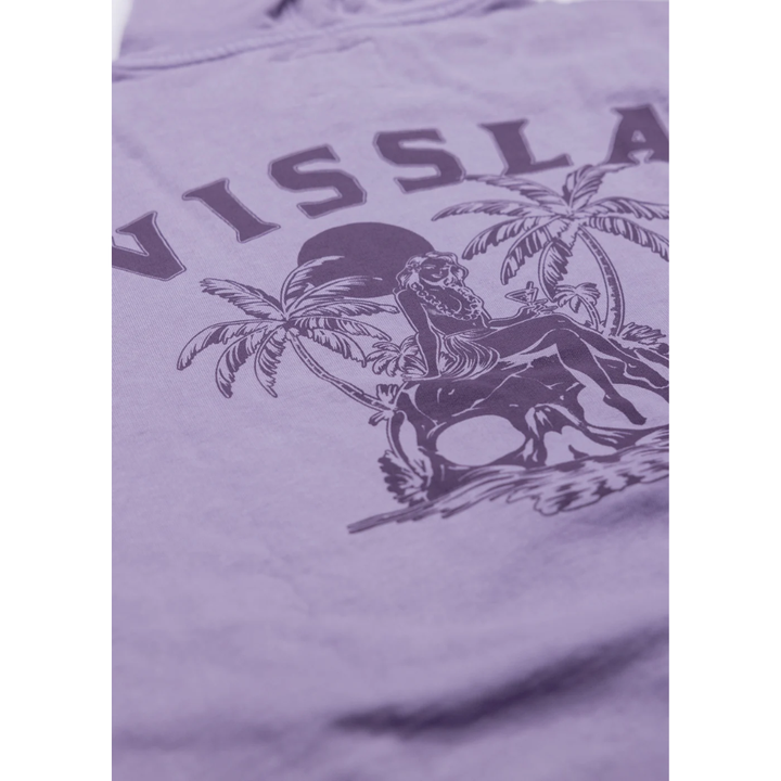Vissla Skullisla Pull Over Hoodie Washed Fleece - Dusty Lilac