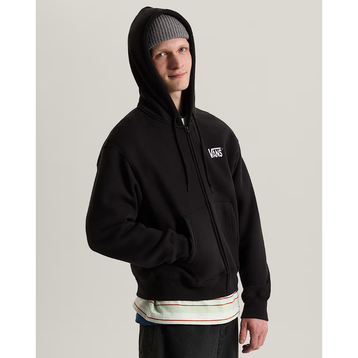 Vans Strech Logo Zip Hoodie - Black