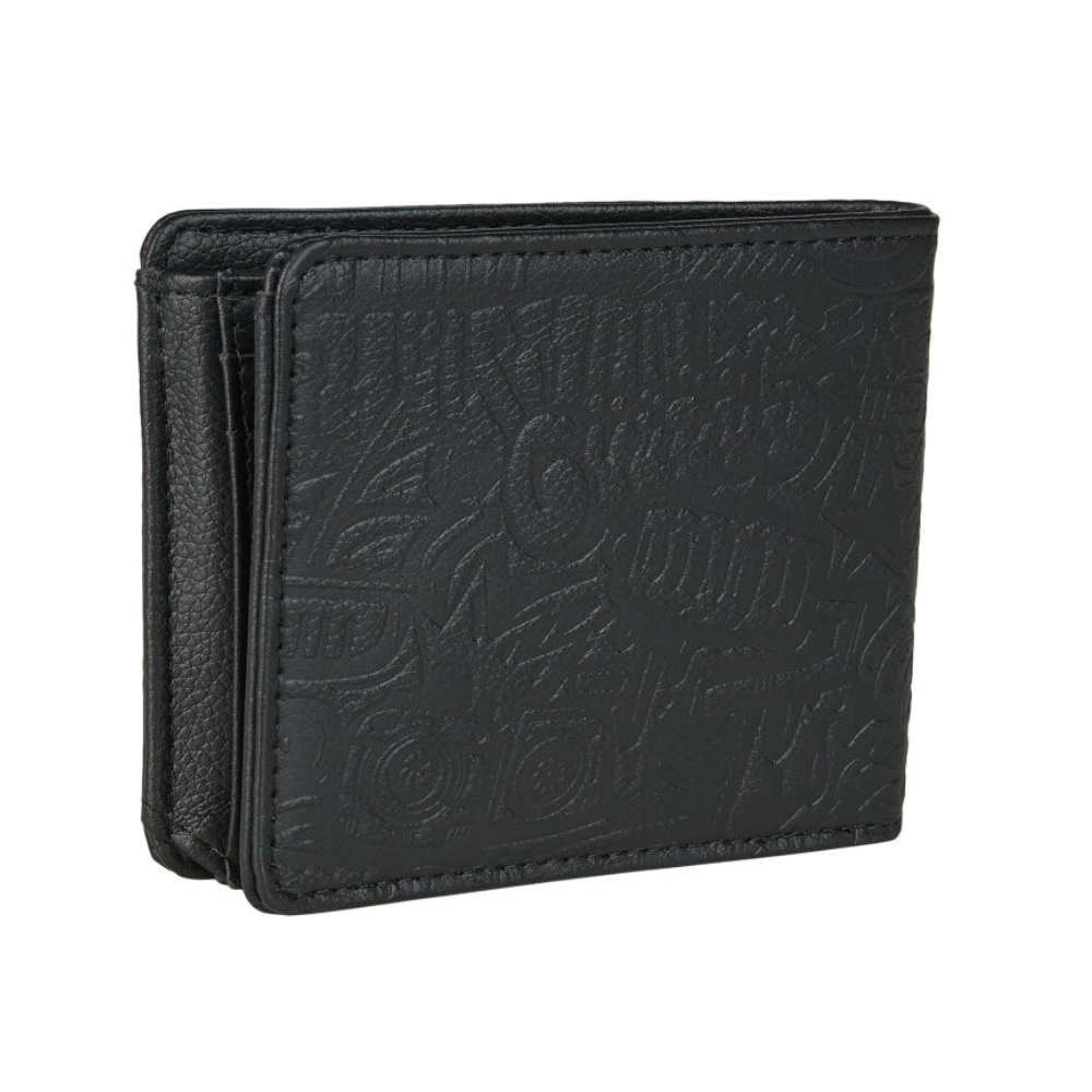 Iriedaily Pleather Geldbeutel Wallet - Black