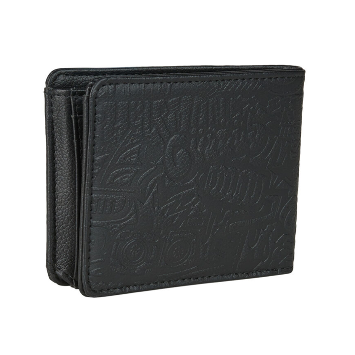 Iriedaily Pleather Geldbeutel Wallet - Black