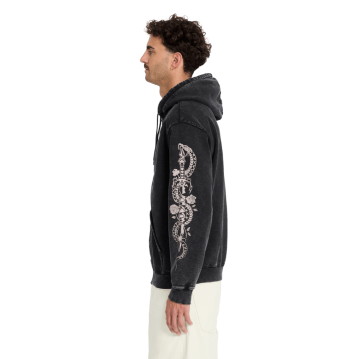 Volcom Die By The Stone Zip - LIGHT ACID BLACK