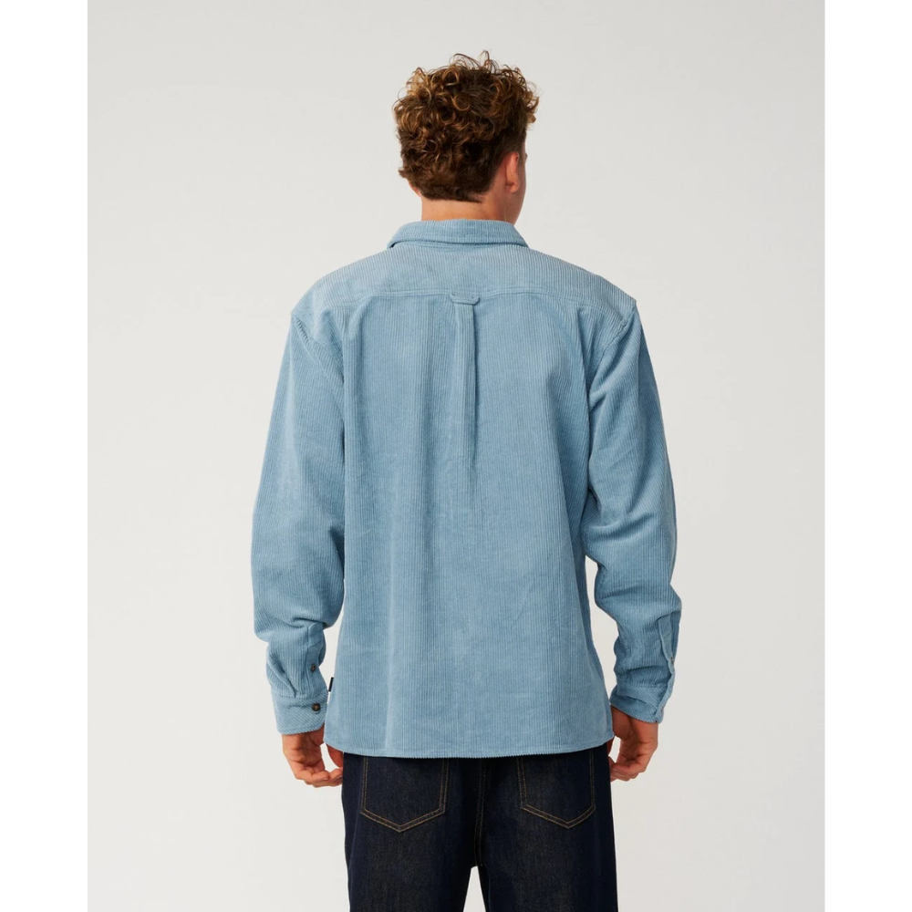RipCurl Hemd Premium Surf Cord Langarm -  Citadel Blue