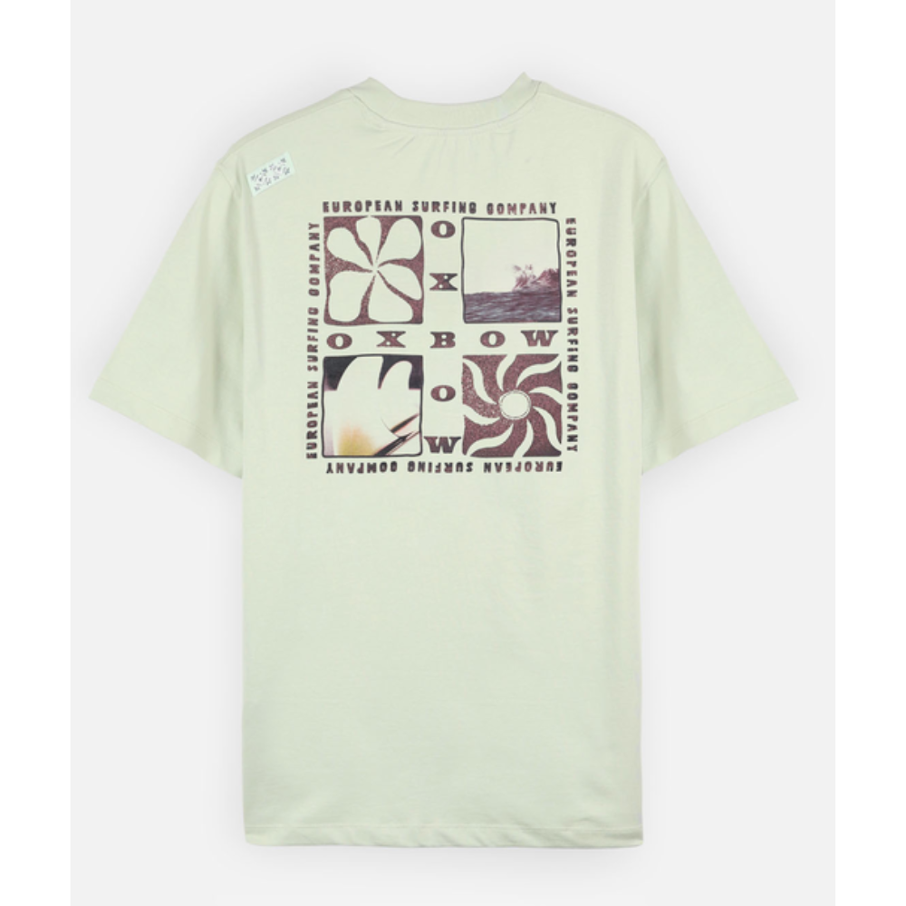 Oxbow Sunrays T-Shirt - Foam Grey Mint