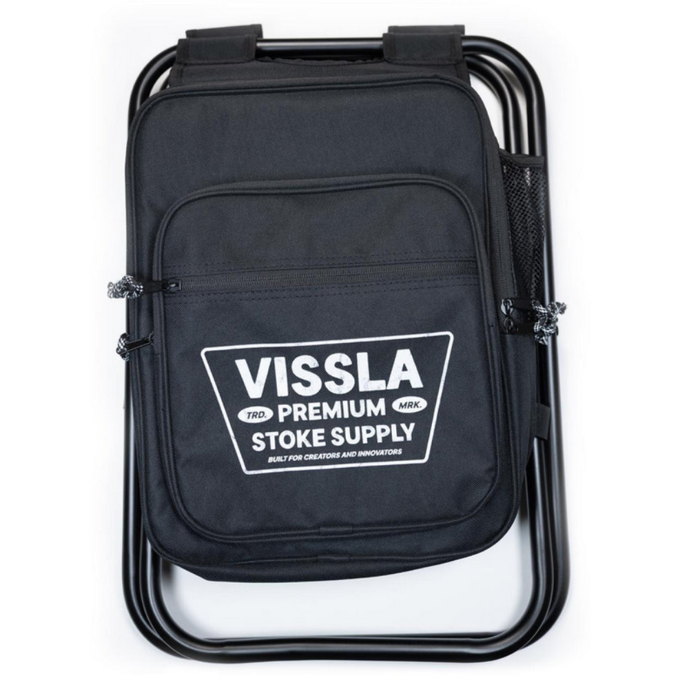 Vissla Stoke Sluppy Backpack - Black ( Rücksack mit Sitz )