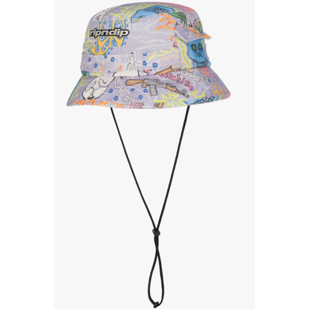 RIPNDIP Born To Love Boonie Hat - Cornflower