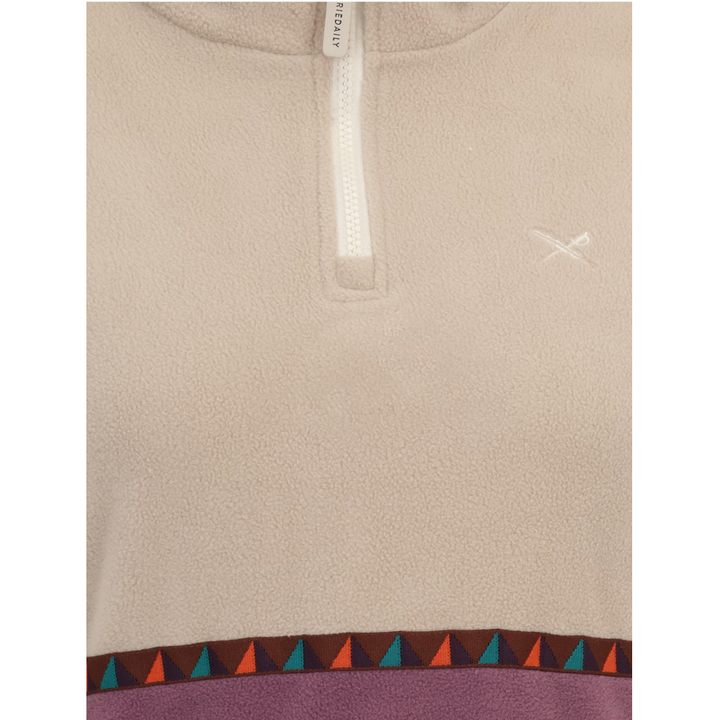 Iriedaily Holina Woman Fleece Zip Troyer - Beige