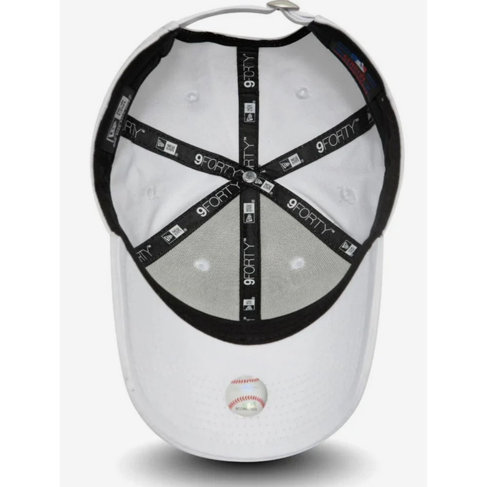 NewEra 4868 Weiße New York Yankees Essential Damen 9FORTY Verstellbare Cap - Weiß