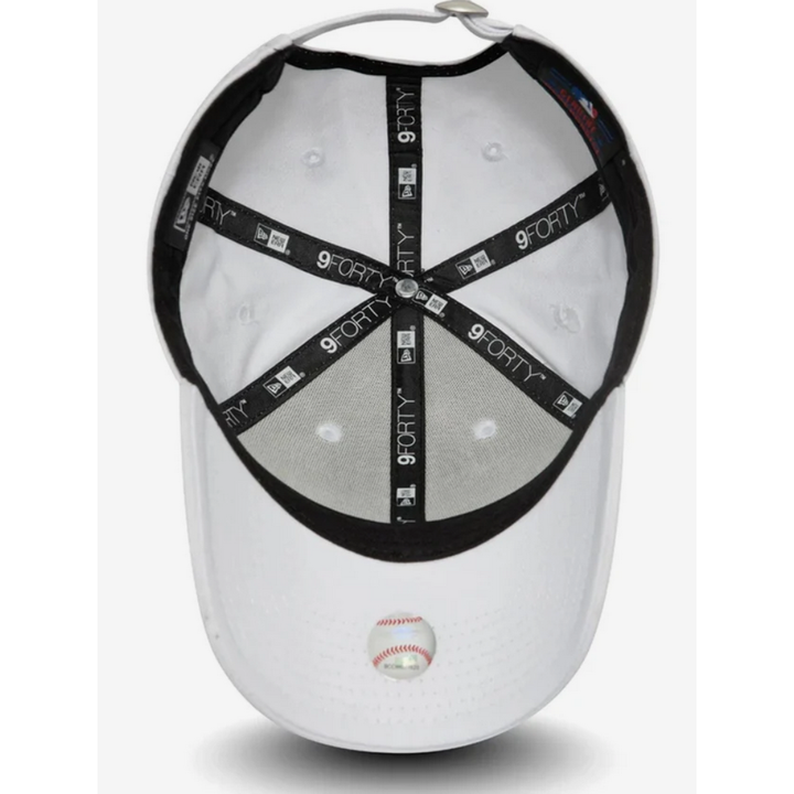 NewEra 4868 Weiße New York Yankees Essential Damen 9FORTY Verstellbare Cap - Weiß