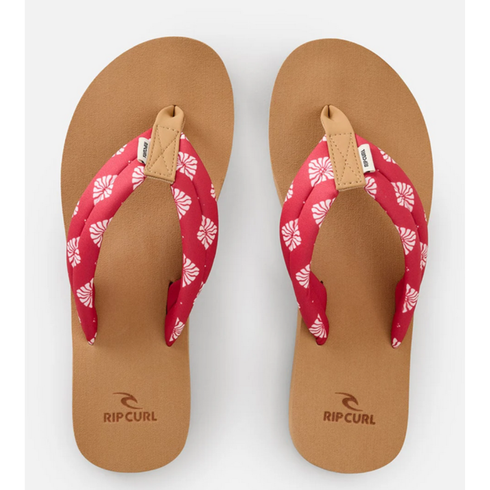 RipCurl Freedom Plusm Bloom Flip-Flops - Red
