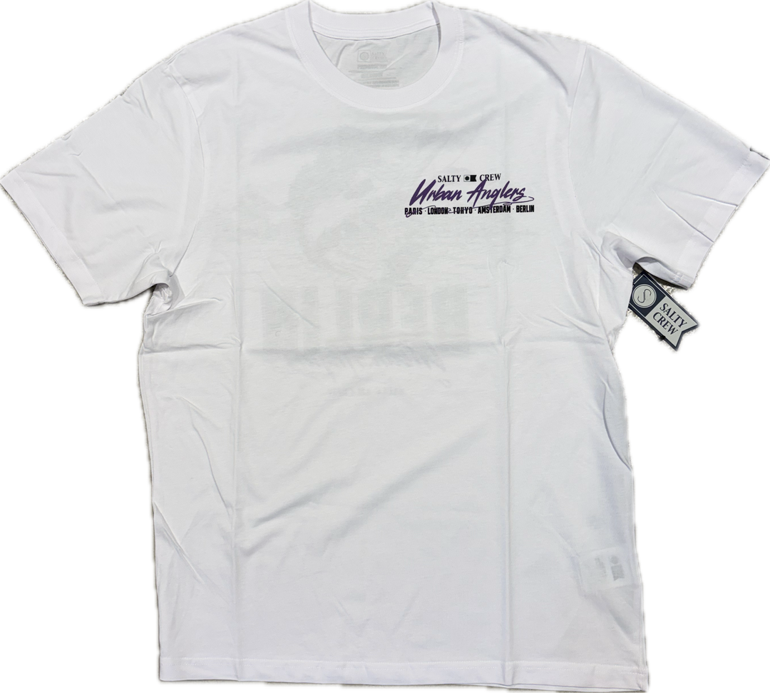 Salty Crew Berlin Urban Angler Tee - White