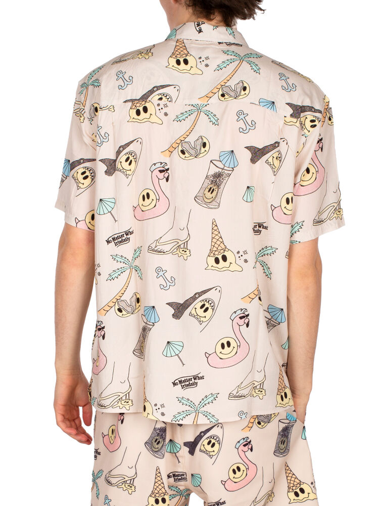 Iriedaily Resort SSL kurzarm Hemd - Beach