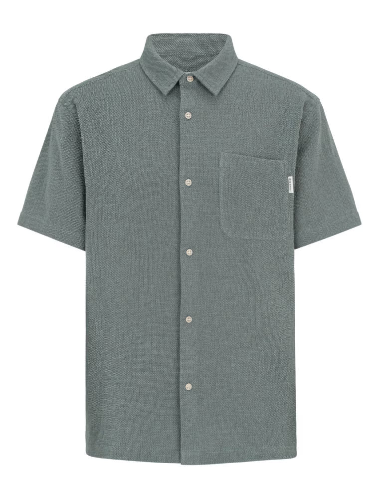 Iriedaily Sammy Summer Shirt Kurz Arm Hemd - Jungle Green