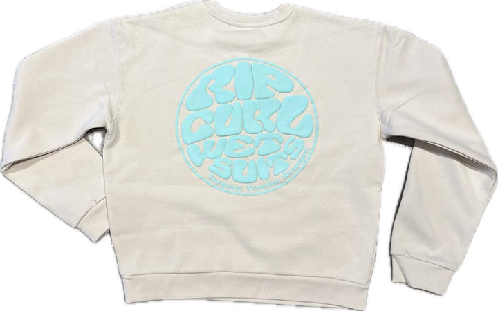 Ripcurl Icons Of Surf Relaxed Woman Crew Neck - Shell