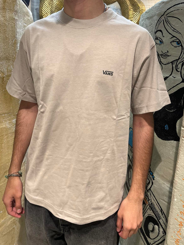 Vans Left Chest Logo T-Shirt - Mushroom