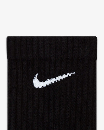 Nike 7664 Everyday Cushioned Crew Socks (3Pair) - 010 Black