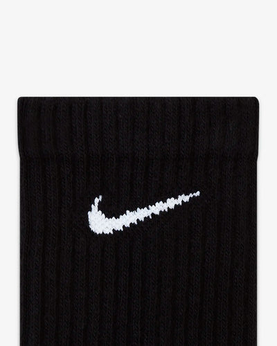 Nike 7664 Everyday Cushioned Crew Socks (3Pair) - 010 Black