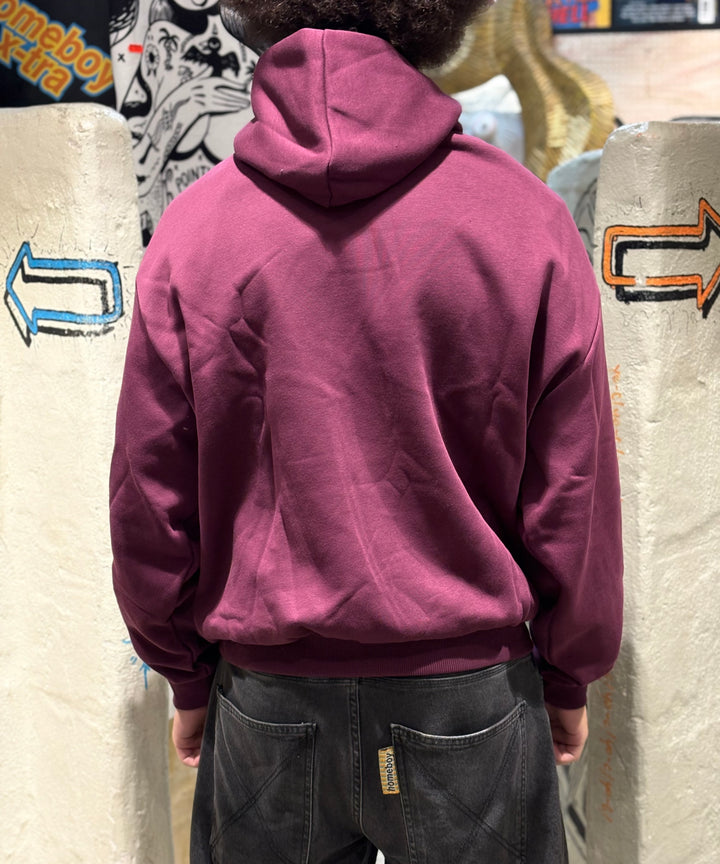 Karl Kani College OS Oversized Hood - Plum