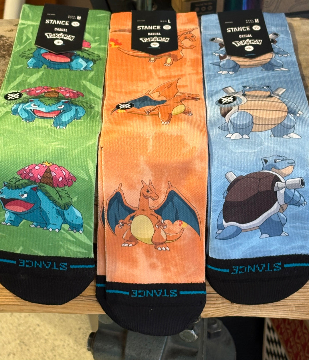 Stance Charizard AOP Pokémon Crew Socks Stance - Orange