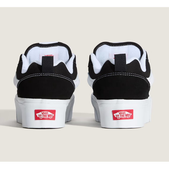 Vans Knu Stack Plateau Schuhe - Black / White