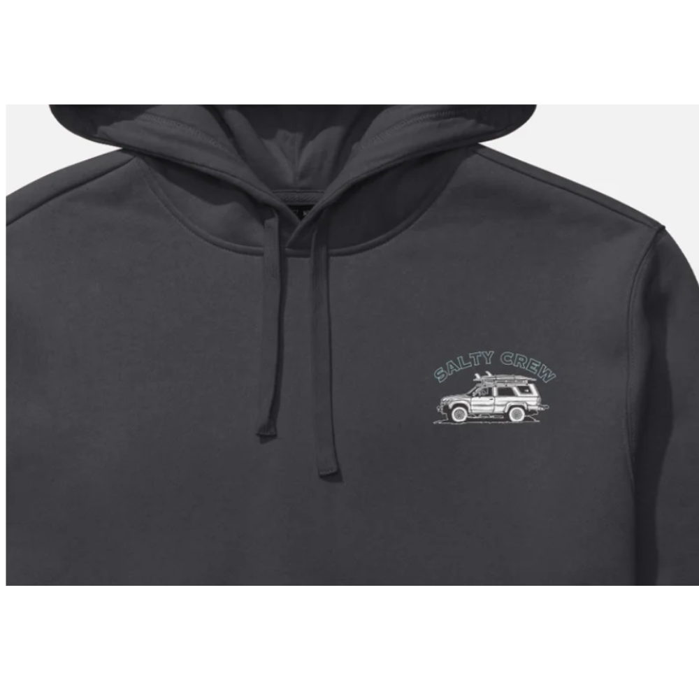 Salty Crew Get Ready Fleece Hood - Schwarz