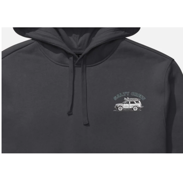 Salty Crew Get Ready Fleece Hood - Schwarz
