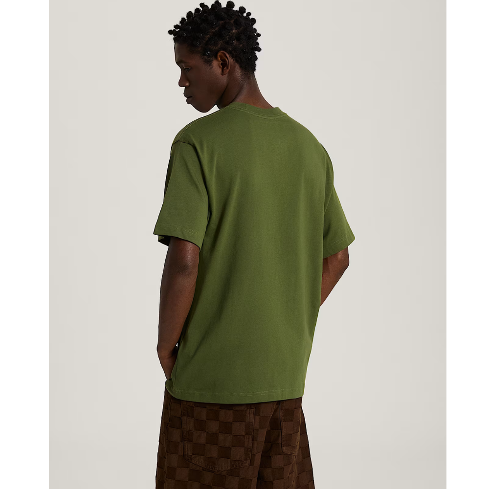 Vans Left Chest II T-Shirt - Grey Kelly Green Grün